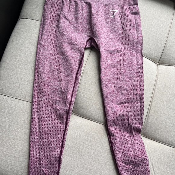 Gymshark Vital Seamless Leggings, light pink/purple, Size small - Picture 3 of 5